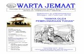 Gereja Protestan di Indonesia bagian Barat (G.P.I.B ...gpibimmanueldepok.org/wp-content/uploads/2016/02/Warta-Jemaat-28... · “Hati yang tenang menyegarkan tubuh, tetapi iri hati