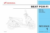 Part catalog K25A - indako.co.idindako.co.id/part_catalog/5809f5f605094Parts_Catalog_Beat_FI.pdf · diterbitkan, hubungi distributor Honda anda. Versi penerbitan pertama tanggal 20