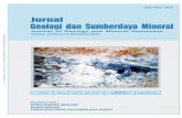 Jurnal Geologi dan Sumberdaya Mineral - Selamat 01...  2014-09-04  ISSN 0853-9634 Diterbitkan