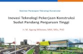 Inovasi Teknologi Pekerjaan Konstruksi Sudut Pandang ...sibima.pu.go.id/pluginfile.php/41754/mod_resource/content/1/270318... · Seminar Penerapan Teknologi Konstruksi. ... Jumlah