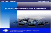 Juni 2018 Vol.9 N0.1 ISSN:2089-4384 - lppm.akmi …lppm.akmi-baturaja.ac.id/wp-content/uploads/2018/08/Jurnal-Vol-9.pdf · Mastering Delphi XE. Yogyakarta : Penerbit Andi [7] Raharjo,
