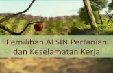 Pemilihan ALSIN Pertanian dan K3 · Performansi Mesin •Implemen pengolahan tanah tidak hanya harus dapat mengolah tanah tetapi juga harus menjaga kelembaban tanah, menghancurkan