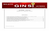 BULETIN GINSI - ginsijateng.comginsijateng.com/wp-content/uploads/2016/05/BULETIN-GINSI-APRIL... · kapasitas listrik terpasang di Indonesia mencapai 53 GW ... pos komersial lebih