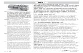 MC - · PDF filePara las revoluciones motor bajo carga hágase referencia a la serie AM en la pág. 15. ... i W rpm rpm Nm Vac - 50 Hz AμF MC 100P MC 160P2 MC 240P3 MC 80P MC 110P2