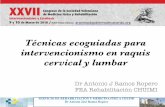 Técnicas ecoguiadas para intervencionismo en raquis ...svmefr.com/wp-content/uploads/2018/04/Dr.-Ramos.pdf · 2. Material Disponible 3. Fenotipo del paciente. ... posterior lumbar