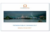 PAPARAN PUBLIK TAHUNAN 2017 - centralomega.com presentation pe 2017... · Aset Lancar Lainnya . 560.444 . 411.485 -26,58% . Aset Tidak Lancar . 525.164 . 1.359.958 ; ... proyeksi
