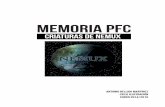 MEMORIA PFC - easda.eseasda.es/drupal/sites/default/files/MEMORIA_opt.pdf · Para la portada, estudiamos portadas de libros de ciencia ficción en los que hubiera viajes inter- galácticos