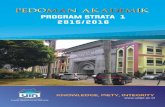 Universitas Islam Negeri SYARIF HIDAYATULLAH JAKARTA · Assalamu’alaikum wr. wb. Alhamdulillah, Pedoman Akademik Program Strata 1 Tahun 2015/2016 ini dapat diterbitkan. Buku ini