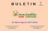 Edisi B U L E T I N Mei XI 2017-2018 - tamankreativitas.sch.id · Indonesia menampilkan beberapa kegiatan lomba, antara lain lomba fashion show (seluruh kelas), dan final perlombaan