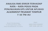 ANALISA RMS ERROR TERHADAP RATA – RATA POSISI …digilib.its.ac.id/public/ITS-Undergraduate-13136-Presentation.pdf · TNI AU ( Tentara Nasional Indonesia Angkatan Udara ) •Penjaga