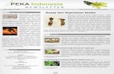 peka-indonesia.orgpeka-indonesia.org/wp-content/uploads/2015/05/e-newsletter-1.pdf · hewan lain seperti semut, kecoa, burung dan mamalia, sehingga rantai makanan dan jaring — jaring