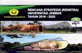 RENCANA STRATEGIS (RENSTRA) - humas.unej.ac.idhumas.unej.ac.id/wp-content/uploads/2017/05/1.-Renstra-Revisi... · misi, tujuan dan sasaran strategis. Bab 3 kebijakan, program, strategi