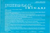 ISSN: 1907-5545 Vol.4 No.2, November 2009 · Analisa Model Neraca Air untuk Penerapan Irigasi Terputus SRI ... Kriteria desain hidrolika sub-unit telah dikembangkan dalam bentuk ...