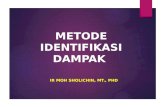 METODE IDENTIFIKASI DAMPAKwater.lecture.ub.ac.id/files/2012/07/METODE-IDENTIFIKASI... · PPT file · Web view2018-11-18 · Dalampelaksanaanstudi AMDAL ... Dalam proses penyusunan
