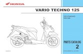 VARIO TECHNO 125 - Dealer Sepeda Motor Honda Cengkareng … · BEAT PGM-FI CW CBS SPOKE Cara mencari informasi part ... 91052-KWB-601 BEARING, RADIAL BALL, 6201U .....(NTN) 2 2 12