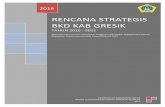 RENCANA STRATEGIS BKD KAB GRESIK - gresikkab.go.idgresikkab.go.id/media/SAKIP BKD/RENSTRA 2016-2021.pdf · Renstra Badan Kepegawaian Daerah Kabupaten Gresik yang memuat visi, misi,
