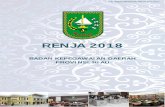 RENJA 2018 - bkd.riau.go.idbkd.riau.go.id/upload/media/1504862263264fbac4e13afdf33d0536208a59... · Rencana Kerja Badan Kepegawaian Daerah Provinsi Riau tahun 2018, ... “Terwujudnya