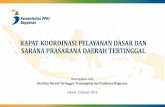 RAPAT KOORDINASI PELAYANAN DASAR DAN SARANA … · republik indonesia outline paparan 4 evaluasi capaian pembangunan daerah tertinggal pemenuhan pelayanan dasar publik di daerah tertinggal