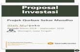 Proposal Investasi · Qurban Sekar Mendho Oleh Mas Yoko Wonogiri, Jawa Tengah PROFIL PROYEK Ketua Himpunan Peternakan Domba Kambing Indonesia DPC Wonogiri (2016 –2021)