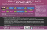 ipkindonesia.or.id · Anggota tidak mengunggah file kartu identitas. 4. ... Calon anggota wajib membalas SMS dengan format tertentu sesuai dengan SMS pemberitahuan dari IPK Indonesia