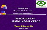 Seminar K3L Program Studi Farmasi Universitas Gunadarmaseminar.gunadarma.ac.id/wp-content/uploads/2018/03/OK_MATERI-ERMA... · Bahan kimia berbahaya ... sabun & air panas & dikeringkan.