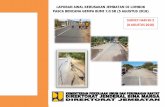 SURVEY HARI KE-2 (8 AGUSTUS 2018) - eppid.pu.go.id · - Perbaikan pasangan batu - Pemeliharaan Berkala Jembatan 2. Jembatan Panggung - Gelagar beton - Nasional Sta. 73+660 - Keretakan