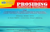 PROSIDING - repository.unikama.ac.idrepository.unikama.ac.id/800/1/Prosiding UM Tatik Retno Murniasih.pdf · Universitas Jember, ... Identifikasi Profil Soal Ujian Nasional Matematika