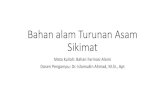Bahan alam Turunan Asam Sikimat - islamudinahmad.comislamudinahmad.com/wp-content/uploads/2018/09/Bahan-Farmasi-Alami... · Ciri-ciri senyawa fenil propanoid 1. ... Pada kerangka