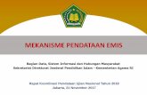 MEKANISME PENDATAAN EMIS - UN EMIS...  Rapat Koordinasi Pendataan Ujian Nasional Tahun 2018 Jakarta,