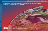 KAJIAN EKONOMI DAN - bi.go.id · Pertumbuhan Volume Bongkar Barang Tahan Lama ... Perkembangan Muat Barang di Pelabuhan Trisakti ... Perkembangan Volume Muat Batubara Kalimantan Selatan