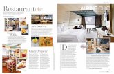 Traveletc Restaurantetc alpine chic - dvchalet.it756.pdf · menawarkan interior yang clean dan minimalis dengan desain klasik karya Le Corbusier dan Eames, direalisasikan dengan permadani