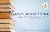 Sosialisasi Panduan Penelitian dan PPM Universitas Tanjungpura23:05amSosialisasi... · Lembaga Penelitian dan Pengabdian kepada Masyarakat sebagaimana dimaksud ... BIDANG UNGGULAN.