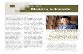 Joko Mogoginta Made in Indonesia · banyak negara di keempat benua Asia, Australia, Amerika dan Eropa. Dalam perjalanan seperti ini, saya selalu berguman sendiri ... kita harus pilih