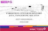 EXHIBITION CENTER DI BINTARO JAYA, TANGERANG …publication.gunadarma.ac.id/bitstream/123456789/11801/1/PRESENTASI... · Kota Tangerang Selatan sebagai kota baru dengan perkembangan