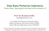 Data Base Pertanian Indonesia - faperta.unej.ac.idfaperta.unej.ac.id/wp-content/uploads/2018/11/UNEJ-Data-Base... · •Persoalan lama seperti gizi buruk, stunting (pendek), rawan