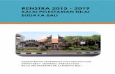 RENSTRA 2015 - 2019 - kebudayaan.kemdikbud.go.id · Barat dan Provinsi Nusa Tenggara Timur dengan jumlah Kabupaten/Kota 42 wilayah. ... dalam pemajuan kebudayaan sesuai dengan tugas