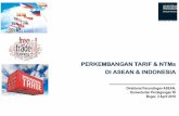 PERKEMBANGAN TARIF & NTMs DI ASEAN & INDONESIA · menyampaikan keluhan sesuai dengan peraturan, melalui focal point yang telah ditunjuk dari setiap negara anggota ASEAN. • Melalui