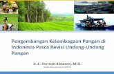Pengembangan Kelembagaan Pangan di Indonesia Pasca Revisi ...fema.ipb.ac.id/wp-content/uploads/2013/05/paper-EHK-Pengembangan... · kehilangan kandungan Gizi bahan baku Pangan yang