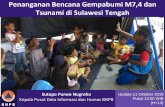 Penanganan Bencana Gempabumi M7,4 dan Tsunami di Sulawesi ...bpbd.karanganyarkab.go.id/wp-content/uploads/2018/10/2018_10_11... · 7 Gardu Induk sudah menyala (100%) Total daya mampu