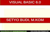 SETYO BUDI, M - dinus.ac.iddinus.ac.id/repository/docs/ajar/05-VARIABEL_TIPE_DATA_OPERATOR... · mesin agar dikenal oleh komputer. Visual basic memungkinkan pemrogram untuk mengatur