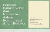 Peranan Bahasa Verbal danocw.upj.ac.id/files/Slide-KOM999-PERAN-BAHASA-DALAM-KAB.pdf · 2016-01-15 · Bahasa Verbal dan Nonverbal dalam Komunikasi Antar Budaya Sesi –9 ... informasi,