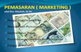 PEMASARAN ( MARKETING )file.upi.edu/Direktori/FIP/JUR._KURIKULUM_DAN_TEK._PENDIDIKAN... · Pengertian Pemasaran Manajemen Pemasaran Segmentasai Pasar Perbedaan pemasaran dan penjualan
