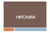 09 HIPONIMI & METONIMIA - staff.uny.ac.idstaff.uny.ac.id/sites/default/files/pendidikan/Ahmad Wahyudin, S.S... · Dalam pamakaian bahasa, ada bentuk-bentuk yang digunakan untuk mewakili