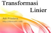 Transformasi Linier - E-MATERI ILMU KOMPUTER BY ADRIilkomadri.com/upload/files/transformasi_linier_-_adri_priadana.pdf · Matriks Penyajian Transformasi Linier Misalkan T: Rn →Rm