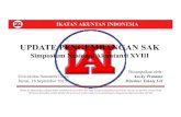 UPDATE PENGEMBANGAN SAK - iaiglobal.or.id. 18 Sept_Bidang... · PENERBITAN SAK BERBASIS IFRS (KONVERGENSI IFRS DI INDONESIA) SNA XVIII IKATAN AKUNTAN INDONESIA 2. ... 40 PSAK, 20