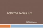 DETEKTOR RADIASI INTI - staffnew.uny.ac.idstaffnew.uny.ac.id/.../pendidikan/detektor-radiasi-inti.pdf · bergantung pada ionisasi mula-mula maupun jenis radiasi. Jadi, radiasi jenis