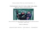 PERANG SUCI DALAM ISLAM, - buktidansaksi.combuktidansaksi.com/files/Resources/articles/Jihad/QRS 4 - Perang... · Dasar-dasar Qur’an untuk Syariah - 4 PERANG SUCI DALAM ISLAM, Mimpi
