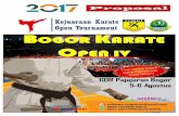 Proposal Event BOGOR ARATE PEN AHUN - inkanasjabar.org Karate... · Membina karakter semangat juang, gigih, pemberani dan berjiwa kesatria dari para pemuda/i harapan masa depan bangsa.
