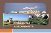 Pengantar Agroindustri - Rizky-TIP FTP UBrizkylrs.lecture.ub.ac.id/files/2016/09/Pengantar-Agroindustri-1... · Tantangan dan Peluang Agroindustri 4. Prinsip Pengolahan Produk Agroindustri