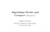 Algoritma Divide and Conquer (Bagian 1)informatika.stei.itb.ac.id/~rinaldi.munir/Stmik/2006-2007/Algoritma... · Misalkan tabel A berisi elemen-elemen sebagai berikut: 4 12 23 9 21